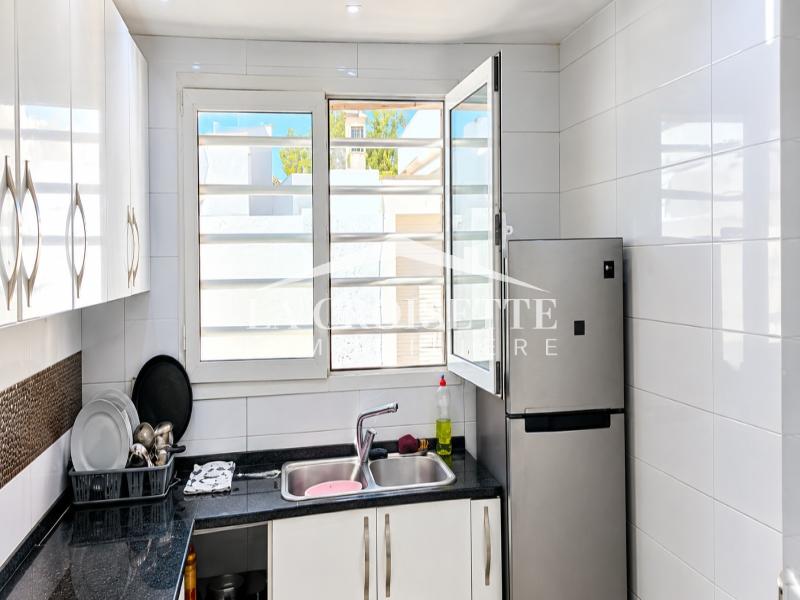 Appartement meublé S+2 vue sur mer à La Marsa